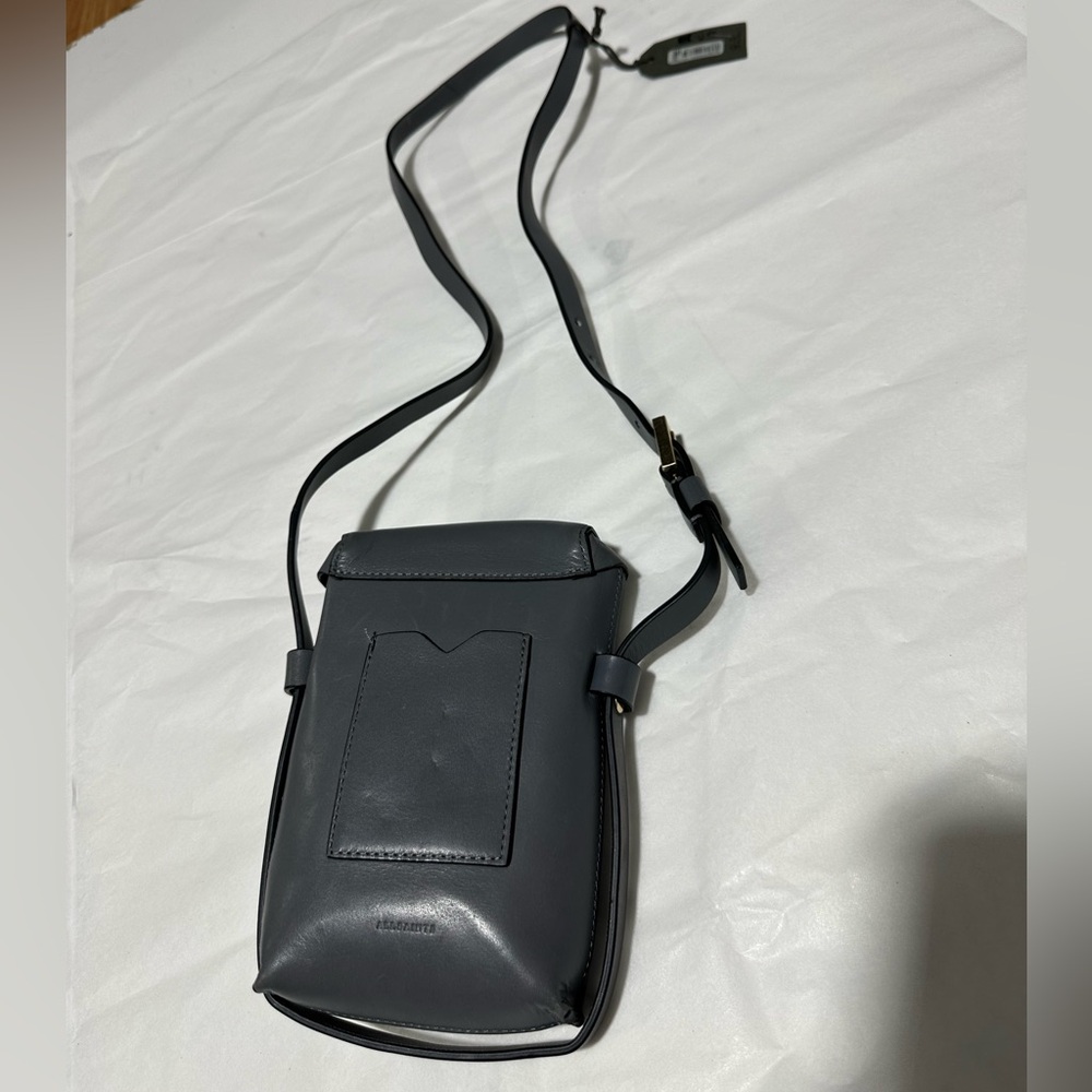 AllSaints Salome Leather Cross Body Bag - Picture 9 of 15